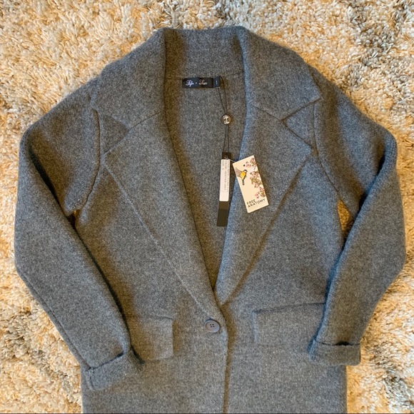 Lyla and Luxe Fiona Knit Coat NWT - Picture 8 of 9